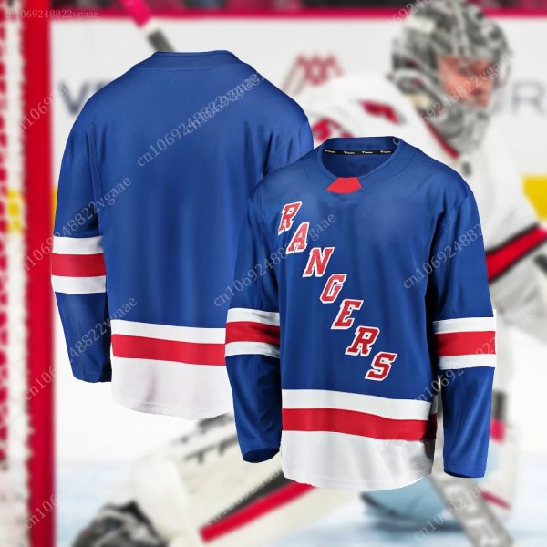 American Hockey Långärmad T-shirt Jersey Herr Dam Tröja Hockey Sweatshirt New York Colorado Boston Florida Carolina Winnipe Boston L