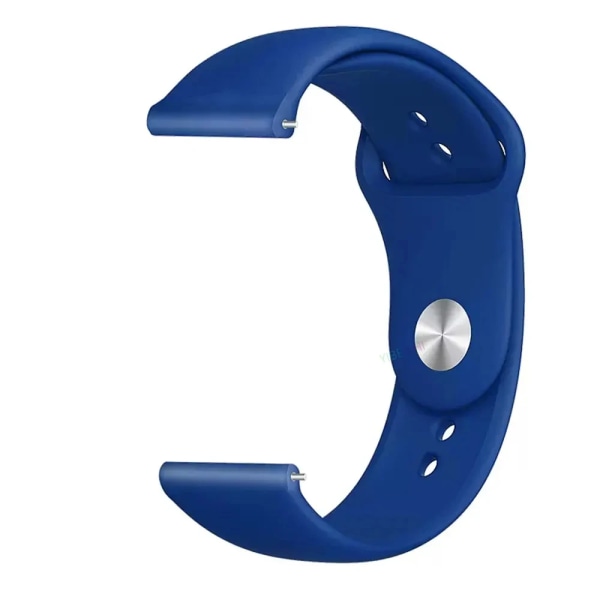 22mm 20mm rem För Samsung Galaxy watch 6/5/4/6 Classic/5 pro/4/Active 2 Silikonarmband Huawei watch GT 4-2-2e-3-3 pro band Royal blue-23 Active 2 40-44mm