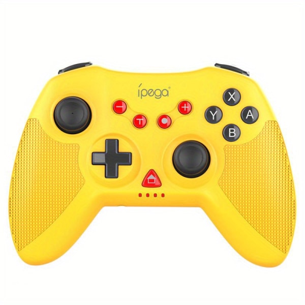 Ipega Wireless Gamepad, Switch Controller kompatibel med Nintendo Switch/OLED/Lite Pro Controller, PC Gamepad/Turbo/Gyro Axis Game Handtag Yellow