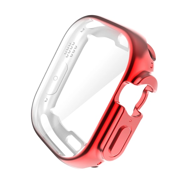 360 Full Mjuk Skyddslåda För Apple Watch Ultra 2 49Mm Tpu Skärmskydd Bumper För Iwatch Serie 9/7/8 41Mm 45Mm Omspärr Red Series 9 8 7 41MM