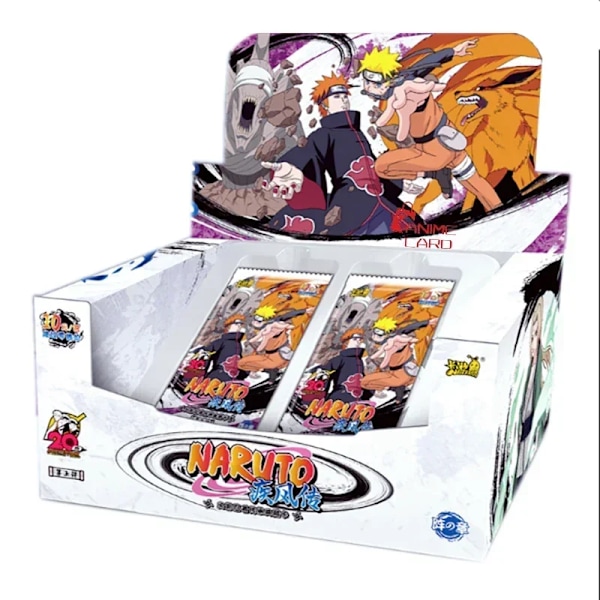 KAYOU Äkta Naruto Kort Komplett Samling Serie Samlingskort Fight Chapter Pro Chapter Barnleksaksspelkort Present GRAY