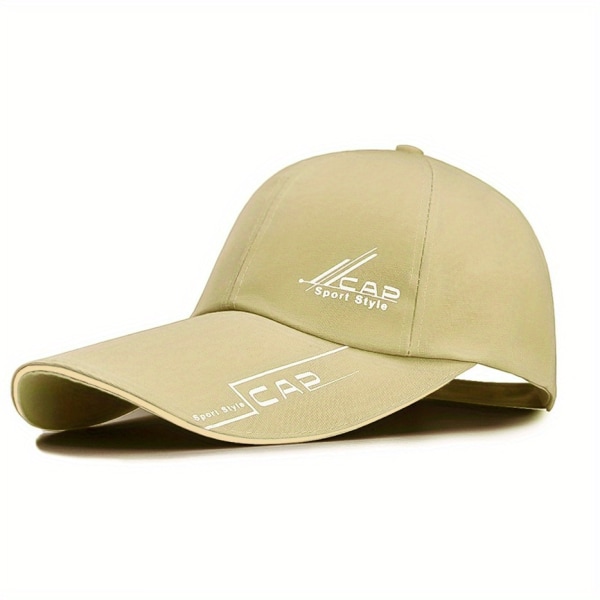Trendig solhatt för män Mode baseballkeps Peaked cap , perfekt val för presenter Beige Color
