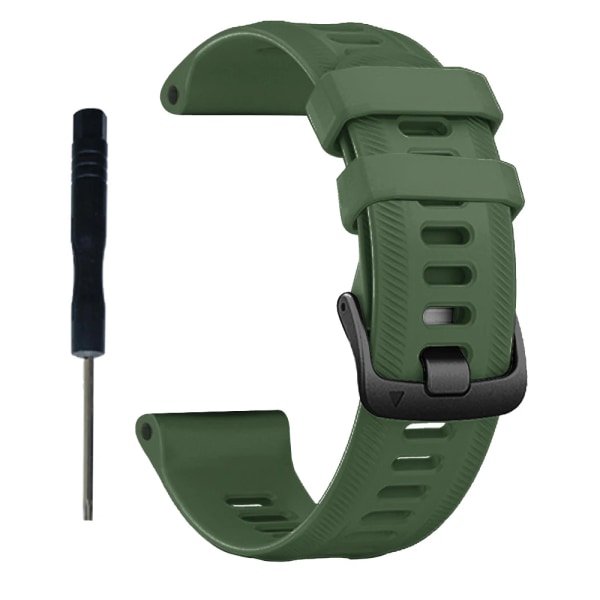 Sport Silikonrem för Garmin Forerunner 965 955 Solar 945 935 745 Armband Watch 22mm Ersättningsarmbandsarmband Green 22mm Width