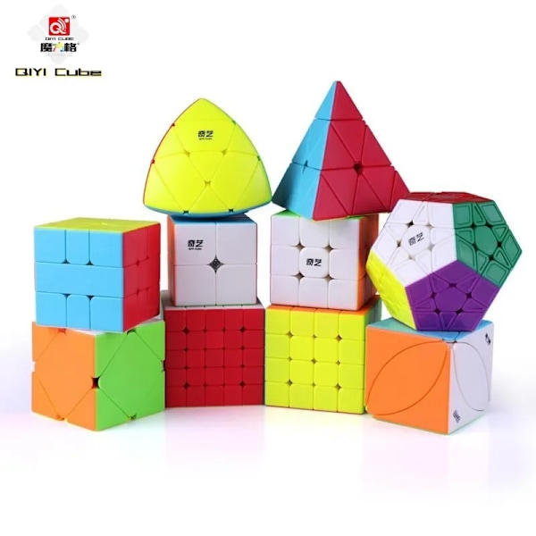 QiYi Magic Cube 2x2 3x3 4x4 5x5 Spejl Pyraminx Skewb SQ1Special Professionel Hastighedspuslespil 2x2 Børnelegetøj Cubo Magico udvikling 10