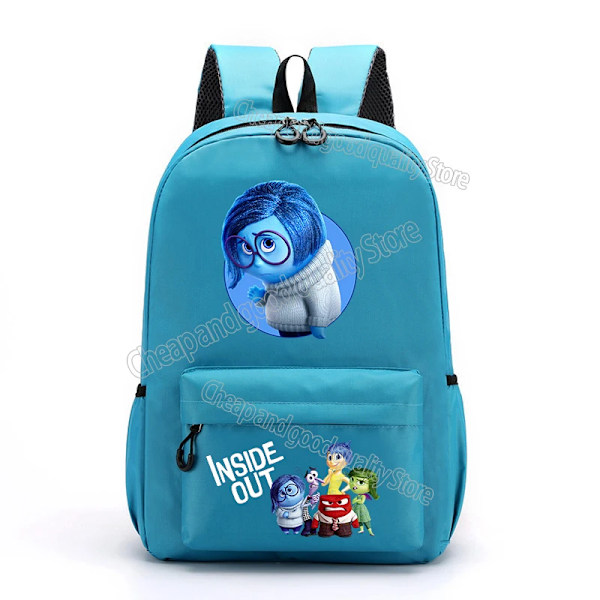 Disney Inside Out 2 Skolpåse Tecknad Anime Kid Kid Flicka Knapsack Tonåring Tryckt Ryggsäck Studentbok Väska Rucksack Barn TNTG 90S-TNTG 72X Large