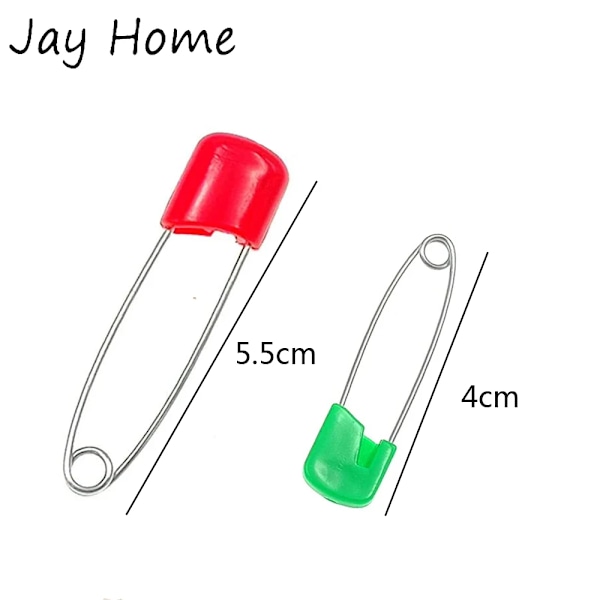 10/20Pcs Säkerhetsstift Av Plast Huvud 4/5. 5Cm Säkerhet Låsning Baby Tyk Blöj Blöja Pins Spännen Diy Nålen Stifts Sy Leveranser 10pcs 5.5cm