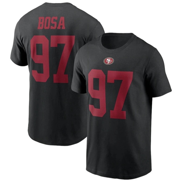 Klassisk utomhus-tröja för män NFL sporttröja sommar Rugby kortärmad topp T-shirt för daglig träningstävling fkj-0226-05 160