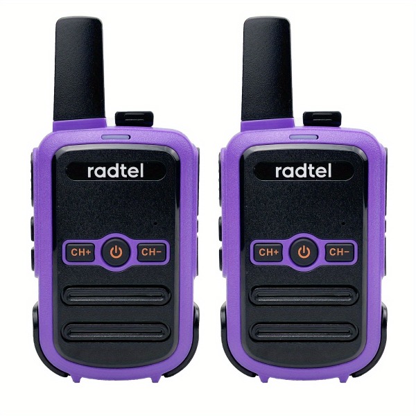 Mini Walkie Talkie Radtel RT12 Bärbar tvåvägsradio FRS Radiokommunikation Långdistans Walkie-Talkie för hotellföretag Purple