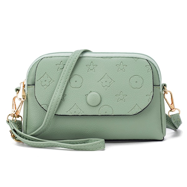 2024 Sommer Ny Clutch Dame Udendørs Clutch All-Matching Lille Taske Dual-Use Mobiltelefon Skulder Messenger Taske Black