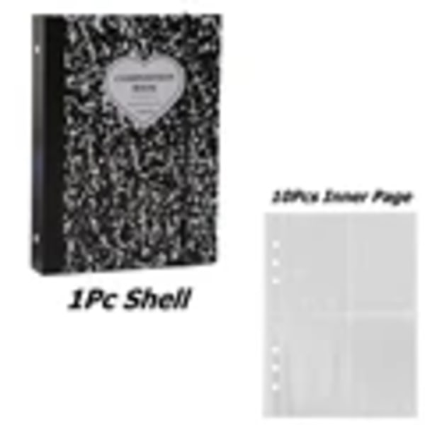Värikäs valokuva-albumi Kpop Photocard Binder Pp Materiaali Photocard Haltija Idol Kort Keräyskirja Mini Valokuva-albumi Albumi D