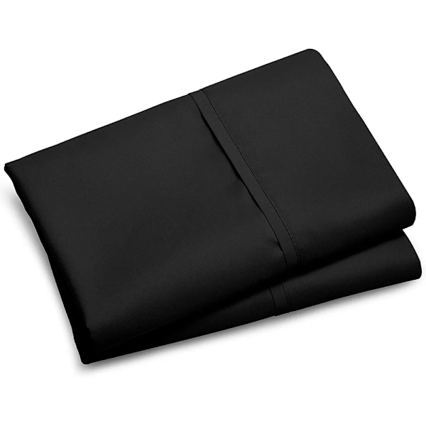 1 kpl kirjekuoren muotoinen solmiotyynyliina pehmeälle tyynylle, useita kokoja vakio/queen/king/runko Black 1pc 20x36inch (51x91cm)