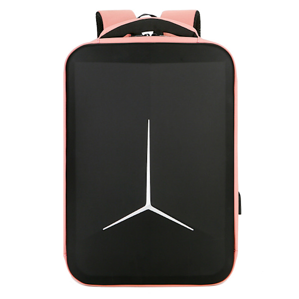 Fashionable All-Match Large Capacity Multi-Function Backpack Simple Usb Charging Interface Casual Urban Business Computer Bag Pink Upgrade Free Size