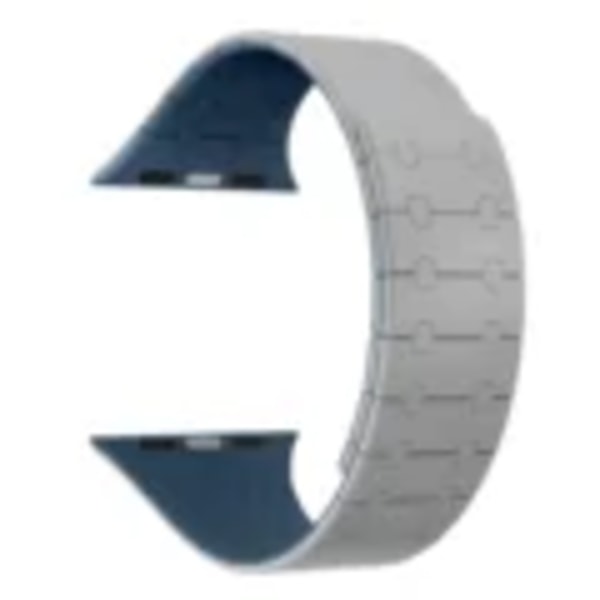 Silikon Magnetisk Rem För Apple Watch Band Ultra 2 49Mm 44Mm 40Mm 42Mm 41Mm 45Mm Armband Iwatch Serien 9 8 7 6 Se 5 4 Correa Cloud Grey 42mm 44mm 45mm 49mm