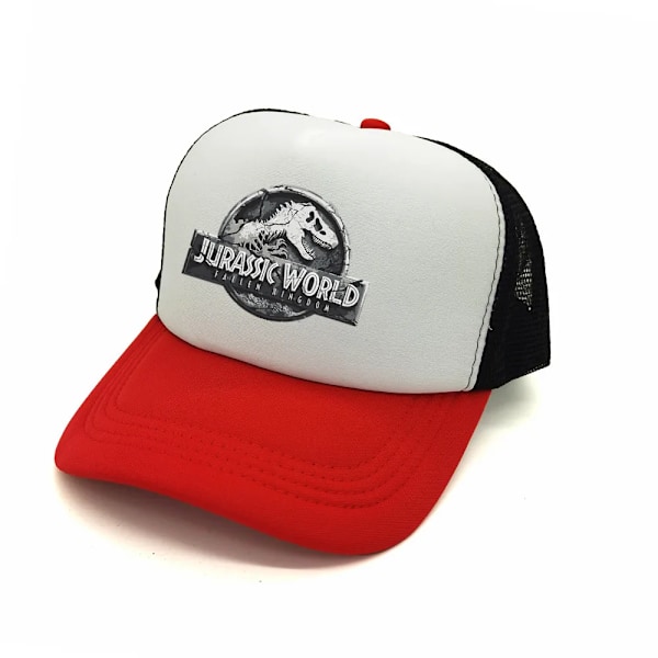 Jurassic World Snapback Hat Justerbar Bomull Jurassic Park Dinosaur Baseball Cap Pappa Hat Gåva För Män Kvinnor Cool Mesh Solkapslar Brown