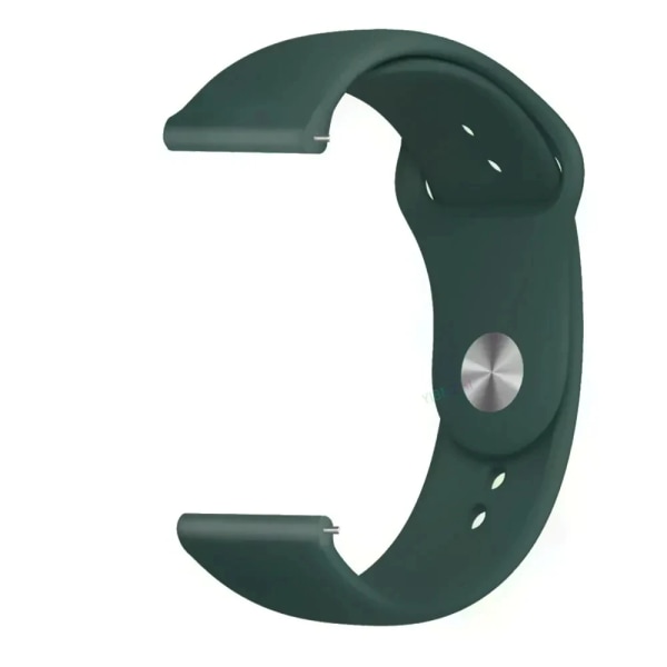 22mm 20mm rem För Samsung Galaxy watch 6/5/4/6 Classic/5 pro/4/Active 2 Silikonarmband Huawei watch GT 4-2-2e-3-3 pro band Pine green-21 Active 2 40-44mm