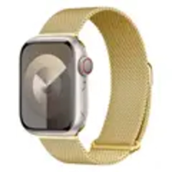 Metalliranneke Apple Watchille 44mm 45mm 49mm 40mm 41mm 42mm 44mm Milanese-runko Rannekoru iWatch Sarja 9 8 7 Se 5 6 Ultra 2 gold 42mm 44mm 45mm 49mm