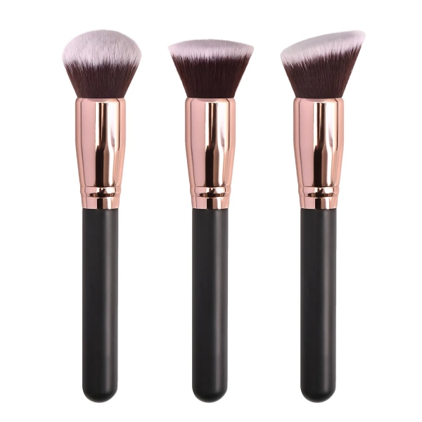 Makeup Brushes Foundation Loose Powder Concealer Blending Blush Brush Professionell kosmetisk skönhet Makeup Tool 3pcs