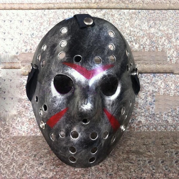 1 st/paket Halloween Mask Black Friday NR 13 Jason Voorhees Freddy Hockey Maskeraddräktmaskerader Full Face för Vuxen Fest Cosplay J