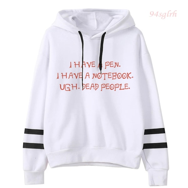 Unisex Death Note Shinigami Ryuk Anime Kawaii Hoodies Harajuku Män Light Yagami Manga Sweatshirts Hip Hop Casual Streetwear Man 30099 L
