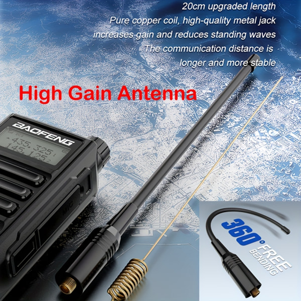 2023 ny vattentät walkie talkie BF UV-16 Pro Mate Radio Skinka Cb Radio High Power Långdistans
