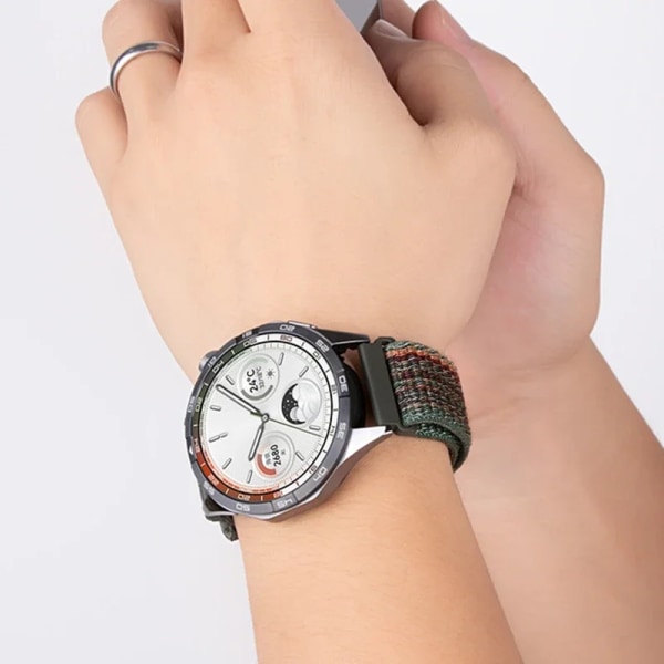 20/22MM Nylon för Samsung Watch 6/5/4 40mm 44mm 4/6 Classic 42mm 43mm 46mm 47mm Loop Strap Band för Galaxy Watch 5pro 45mm Mid