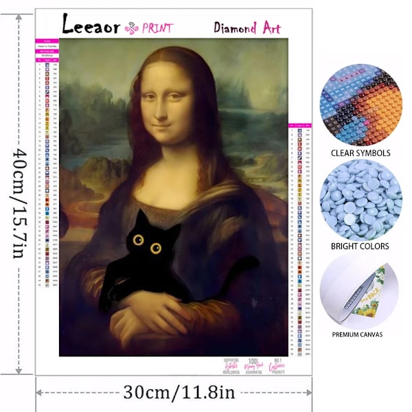 5D Diamond Painting Rolig Söt Svart Katt Spela Serie Bild Broderier Kors Stygn Kit Mosaic Bild Rum Inredning Bild Gift T BB2366 Round 30x40