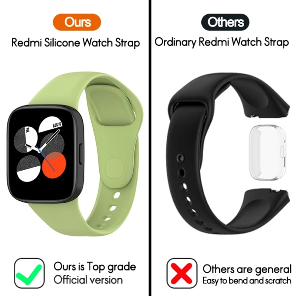 Silikonrem för Xiaomi Mi Watch 2 3 Lite Mi poco watch för Redmi watch 2 Lite 3 Active Wrist Redmi watch 3 lite armband A-Dark blue Mi watch 2 lite