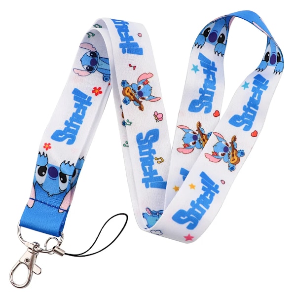 Tecknade Filmer Stitch Mickey Minnie Style Mobiltelefon Lanyard Pojkar Och Flickor Söt Stitch Mobiltelefon Straps Yellow / Gold