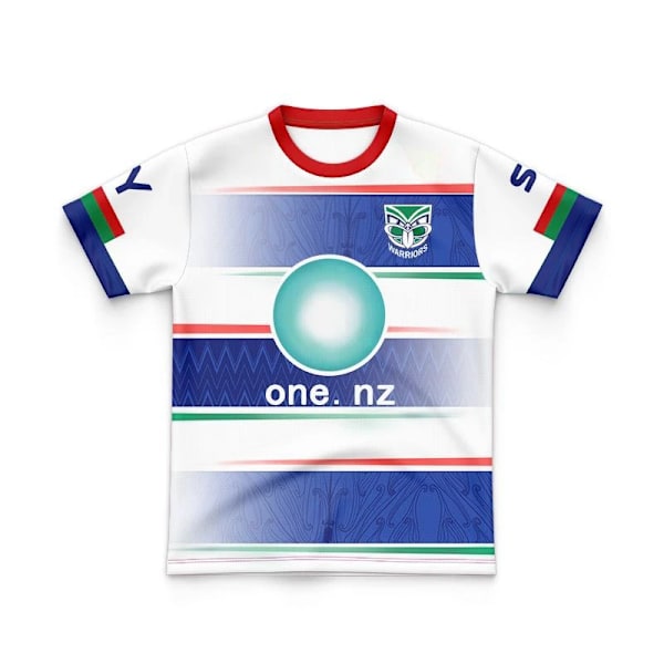 2024 Børns New Zealand Krigere Hjem / Ude / Oprindelige / Kulturarv Uddannelse Rugby Jersey kids 1 S