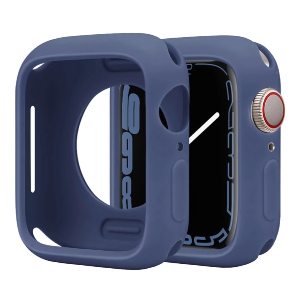 Candy Soft Case för Apple Watch Cover 8 7 6 Se 5 4 8Ultra 45mm 42mm 38mm Skydd Iwatch Series 44mm 40mm 41mm Bumper 04 alaskan blue Series456 SE 40MM