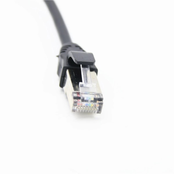 Câble RJ45 mâle vers femelle avec vis pour montage sur panneau, pour réseaux Ethernet LAN, 100/60/ 30cm