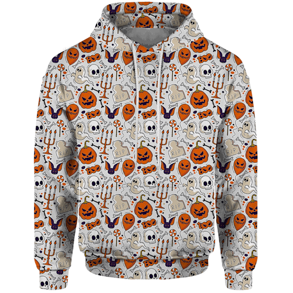 Frygt Jul Sweatshirt Græskar Ny I Hættetrøjer & Sweatshirts Til Mænd Uden Hætte Halloween 2024 Spøgelset Godter Y2k Tøj Mænd P063789LQW-200KQC 110