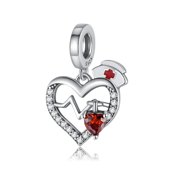 Original 925 Silver Fashion Pärlor Säkerhet Kedja För Pandora Original Armband Love Heart Charms Cz Zircon Diy Smycken Tillverka YQT393