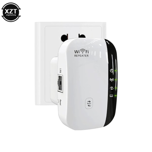 300 Mbps WiFi Repeater WiFi Extender Förstärkare WiFi Booster Wi Fi Signal 802.11N Långtäckande trådlös Wi-Fi Repeater Access Point WHITE US Plug