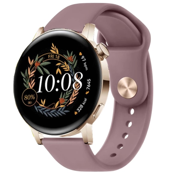 Watch för Huawei Watch GT 3 GT 2 42mm 46mm/GT Runner/GT3 Pro Band 20mm 22mm band för Huawei Watch 3 Pro Watchband Smoked Purple 20mm