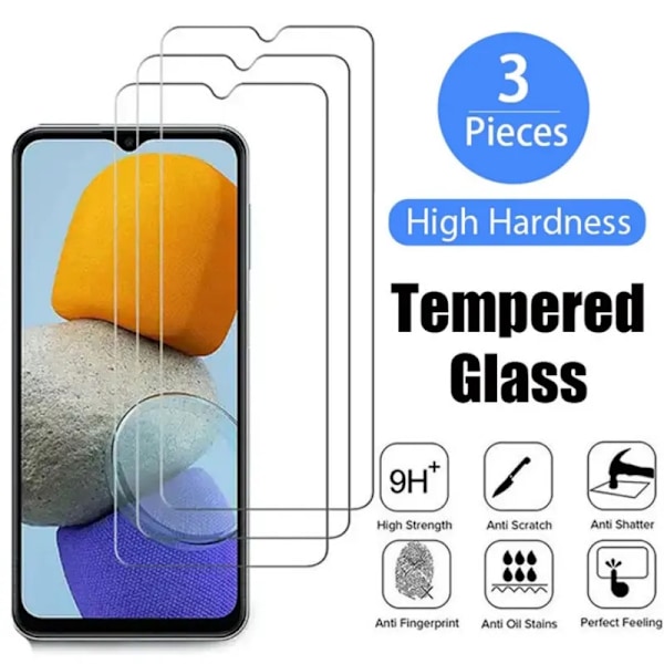 3Pcs Härdat Glas För Samsung Galaxy A13 A52 A53 A33 A32 A22 A73 5G Skärmskydd På Sam. Sung A52s A21s A51 50 A72 A71 Glas For A70 3PCS Tempered Glass