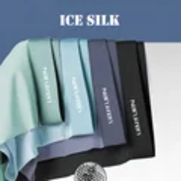 4St Boxer Shorts Mäns Is Silk Underkläder Cool Underkläder Andas Sexiga Tunna Trosor U Konvex Underkläder Grossist Lots L-6Xl 9905 XL