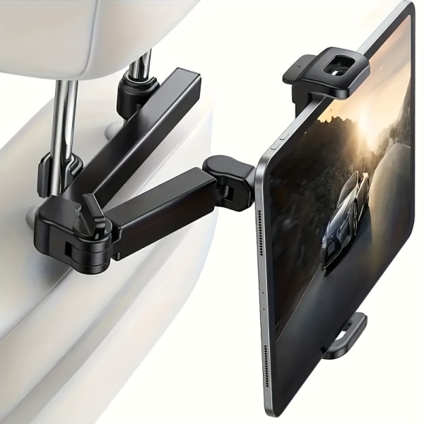 Bil Tabletthållare, Nackstöd Tablettfäste Nackstödsställ Vagga kompatibel med enheter för IPad Air Mini, andra 11,94-32,77 cm mobiltelefoner och surfplattor Black
