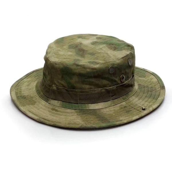 US Army Camouflage Boonie Hat Taktisk Militär Bucket Hats Sommar Utomhus Jakt Vandring Multicam Camo Cap För Män Kvinnor DD One Size