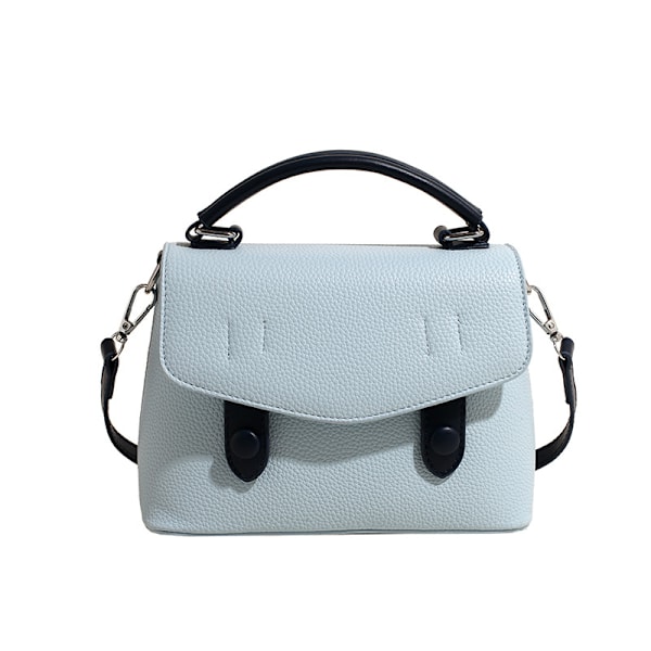 Dam 2024 Ny Snygg Snygg Handväska Med Pendlarstruktur Enkelt Axelband Crossbody Väska White With Pendant