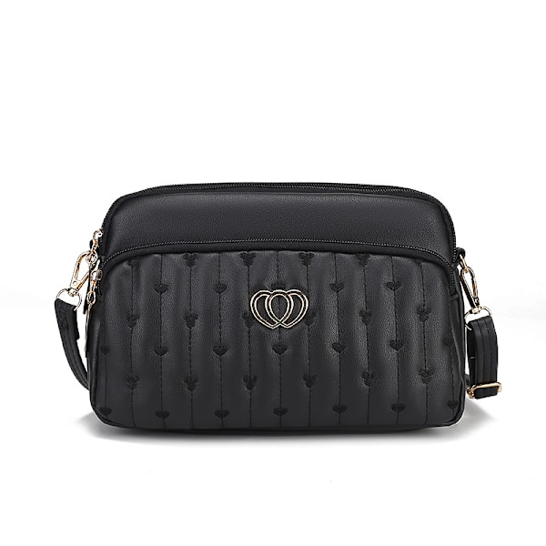 Väska Grossist Ny Stor Kapacitet Dam Axelväska Mångsidig Medelålders Mamma Väska Retro Telefon Crossbody Tb Damväska Black