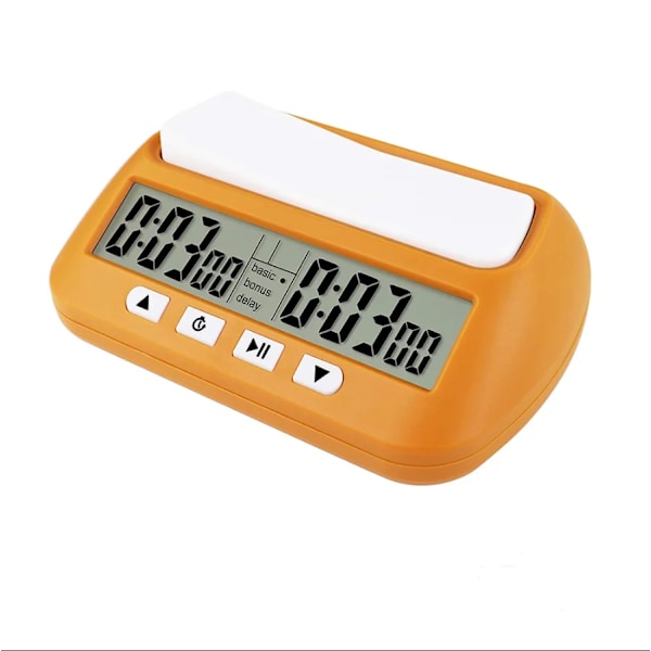 3-i-1 Multifunktionelt Bærbar Professionelt Skakur Digital Skak Timer Spil Timer Black