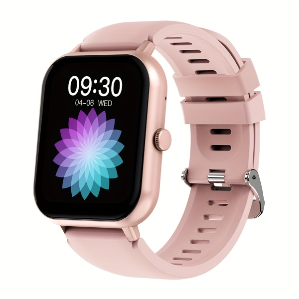 Smart Watch 4,65 cm full pekskärm: 100+ sportlägen, Ai Control, Spel, Smart Watch för Android- och IOS-telefoner - perfekt för kvinnor och män! pink