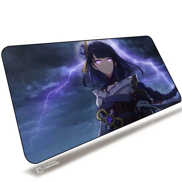 Musmatta Genshin Impact Musmatta Baal Raiden Shogun speltillbehör PC Gamer-skåp Skrivbordsmatta Tangentbord Dator Skrivbordsmatta Xxl ZY002346 300x600x2mm