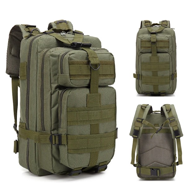 3P Taktisk Rygsæk 20L-25L 1000D Nylon Udendørs Vandring Camping Rejser Fiskeri Til Mænd Jagt Molle Taske Sport Rygsække Maple Camo