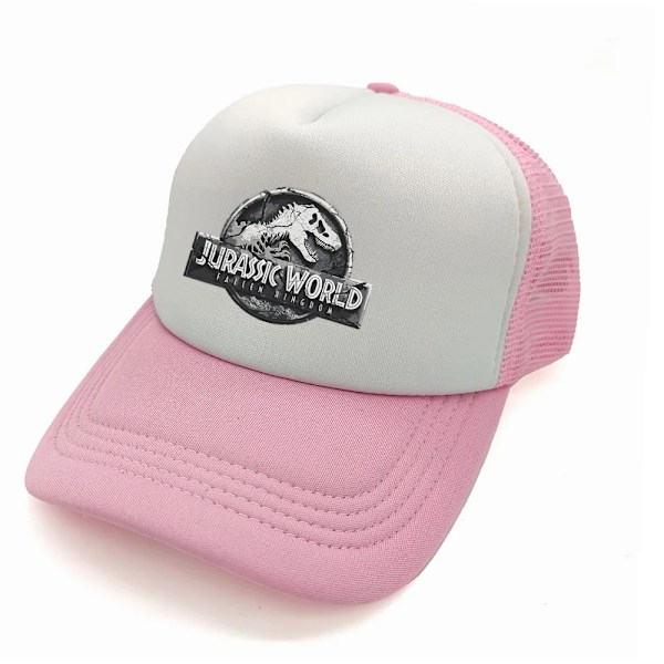 Jurassic World Snapback Hat Justerbar Bomull Jurassic Park Dinosaur Baseball Cap Pappa Hat Gåva För Män Kvinnor Cool Mesh Solkapslar Blue