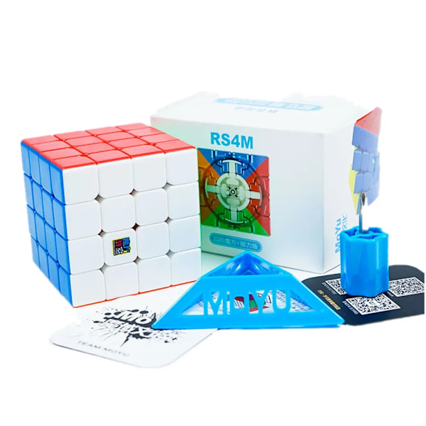 Moyu Meilong M-serie Magnetisk 2x2 3x3 Magic Cube 4x4 5x5 Speed Cube Puslespil cubo magico Legetøj til børn Gave RS3M RS4M 2M RS4M Stickerless