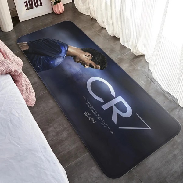 Halkfri matta för kök Cristiano Ronaldo CR7 Balkong Golvmatta Entrédörr Dörrmatta Rumsmatta Matta Fot Badhus Sovrum JH004193 120x180cm