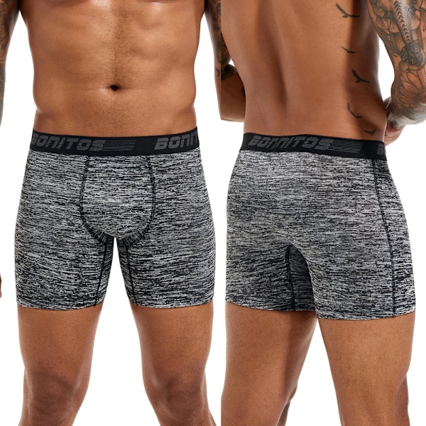 5St Pack 2023 Män Trosor Polyester Underkläder Han Varumärke Boxer Och Underkläder För Homme Lot Lyx Set Sexigt Shot Brts Gåvagn 5pcs B20 Black L