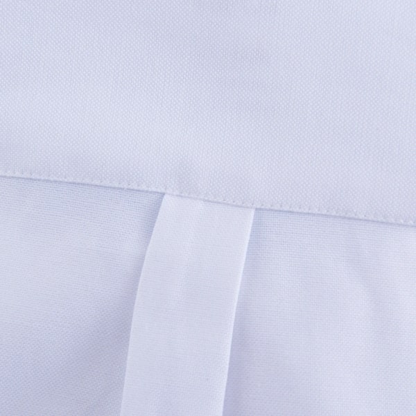 Snygg skjorta i bomullsblandning för män, formell ventilerande lapel Normal passform Långärmad skjorta med knapp för affärsaktiviteter Blue 41